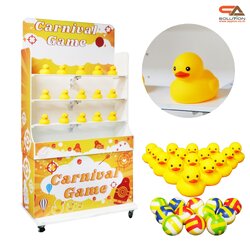 เกมส์ CARNIVAL GAME ปาเป็ด ขนาดโครง (W) 90 x (L)50 x (H)176 cm. พร้อมเป็ดยาง 15 ตัว และบอลโฟม 12 ลูก
