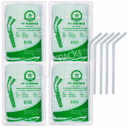 JT - หลอดงอสีขาว 6 mm. x 21 cm. (250เส้น)