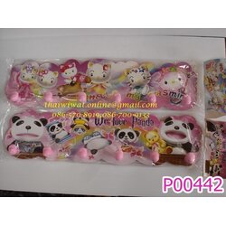 P00442 ขอแขวนเสื้อ 5 ขอ พลาสติก ลายแฟนซี (ราคาต่อโหล)