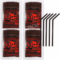 JT - หลอดงอสีน้ำตาล 8 mm. x 23.5 cm. (250เส้น)