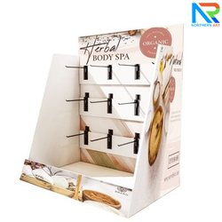 ชั้นวางสินค้าตั้งโต๊ะ TB03 ขนาด30x25x35 ซม. วัสดุพลาสวูดหนา 5 มม. พร้อมงานพิมพ์ (ไม่รวมขอแขวน ) (สั่งขั้นต่ำ 5 ชิ้น)