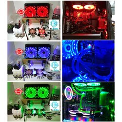 ชุดน้ำระบบเปิดCPU+GPU(การ์ดจอ) หม้อน้ำ2ตอน รุ่นNormal Grade, CPU+GPU Water Cooling Open Loop Set