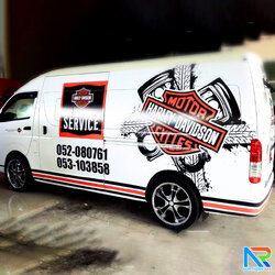 สติ๊กเกอร์ติดรถตู้ ไม่ทิ้งคราบกาว สั่งผลิตและติดตั้งตามแบบที่ต้องการ ติดได้ กรุงเทพ และ เชียงใหม่