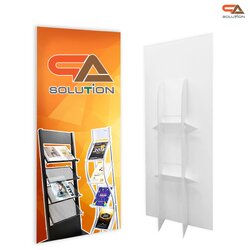 STANDY สแตนดี้ รุ่นพีพีบอร์ด หนา 5 มม. พร้อมงานพิมพ์สติ๊กเกอร์ ตามขนาดที่ต้องการ ( ไม่ไดคัท )