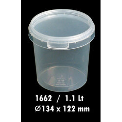 RW1662 - ถังเซฟตี้ซิล 1100ml ไม่มีหู + ฝา (10ชุด)