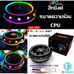ฮีทซิงค์ระบายความร้อนCPU Heat Sink CPU LED Cool Moon UFO ใส่ได้ทั้งAMDและIntel