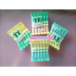 P03687 กิ๊ฟหนีบผ้า ตุ้มหู แพคละ 12 ตัว หนีบแน่น ราคาส่งต่อ 1 โหล : 12 อัน (คลิ๊กที่สินค้าเพื่อดูรายละเอียด)