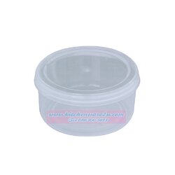 P00416 กล่องถนอมอาหารกลม เวฟได้ จุ 2 ลิตร (19.2*19.2*9.5 cm) เกรดเอ No.272 (ราคาส่งต่อ 1 โหล : 12ใบ)
