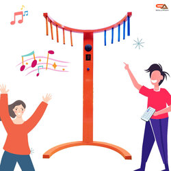 เกมส์คว้าแท่ง รุ่นพรีเมี่ยม สีส้ม ขนาด (W)102 x (H) 197 cm.พร้อมแท่งสีส้ม-น้ำเงิน 10 แท่ง เล่นสนุก ฝึกความเร็วของมือและสายตา