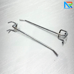 ขอแขวนสินค้า HOOK แบบแขนเดี่ยว ยาว 15 cm. สีเงิน