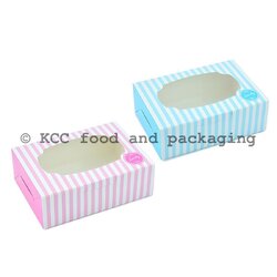 BB11 - กล่อง ชิฟฟ่อน ชมพู / ฟ้า (10ใบ) - Ido