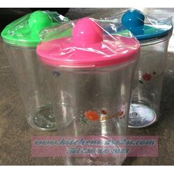 P08268 ขวดโหล ใสปิ๊ง ฝาจุก No.7050 WC (ราคาขายส่งต่อ 1 โหล: 12 ใบ)