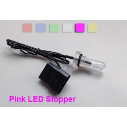 Stoper LED, จุกปิดรูแทงค์ ขนาด 1/4" *Pink