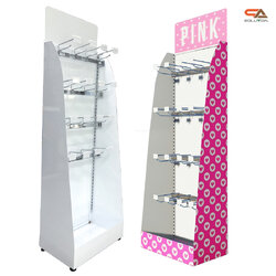 ชั้นวางสินค้าเหล็ก ขนาด (W)50 x (D)30 x (H)151 ซม. พร้อมขอแขวน 16 อัน