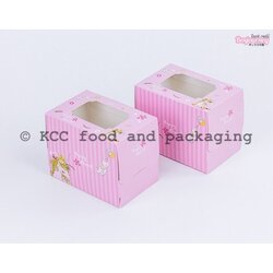 กล่องเค้ก 1 ชิ้น Pink ยูนิคอร์น (20ใบ) BT0105022