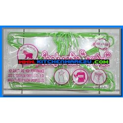 P01589 ไม้แขวนเสื้อลวดหุ้มแพค 10 อัน (ราคาส่งต่อ 12 แพค/ 120 อัน)