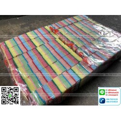 P01467 ฟองน้ำแพค 10 ชิ้น สุดคุ้ม (ราคาขายส่งต่อ 1 โหล : 12 แพค : 120 ชิ้น)