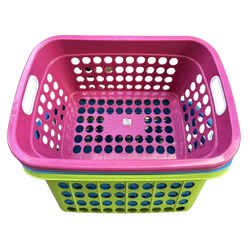 P01509 ตะกร้าเหลี่ยมเอนกประสงค์ (40*58*24 cm) No.567AB ราคาขายส่งต่อ 2 โหล: 24 ใบ: 690 บต่อโหล