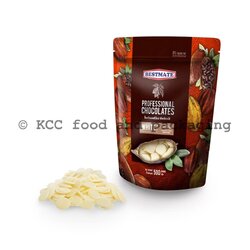 BESTMATE - ไวท์ ช็อกโกแลต คอมพาวด์ บัทเทินส์ (เม็ดกระดุม) (500กรัม)