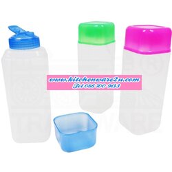 P05753 กระบอกน้ำพลาสติก ทรงเหลี่ยม (8*8*25 ซม) No.148 (ราคาส่งต่อ 1 โหล: 12 ใบ คลิ๊กที่สินค้าเพื่อดูรายละเอียด)