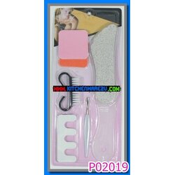 P02019 ตะไบส้นเท้าชุด1X6 ราคาต่อโหล (180 บ/โหล ส่ง 15 บาท ขายส่งทุกอย่าง 20 บาท)