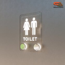 Clearance Sale! หมุดลอยLED หมุดมีไฟ หมุดยึดป้ายอะคริลิค ไฟLED แสงสีขาว 1 ชุด มี 2 หมุด ไม่รวมแผ่นอะคริลิค