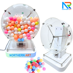 เกมส์หมุนบอลไฟฟ้า ตั้งโต๊ะ ขนาด (W)40 X (L)33 X (H)60 cm. หมุนได้ 360 องศา (ไม่รวมลูกบอล)