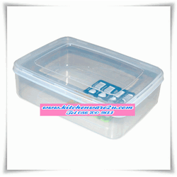 P05964 กล่องถนอมอาหารเหลี่ยมผืนผ้า เวฟได้ จุ 2.5 ลิตร สีขาว เกรดเอ No.403 (ราคาส่งต่อ 1 โหล : 12ใบ)