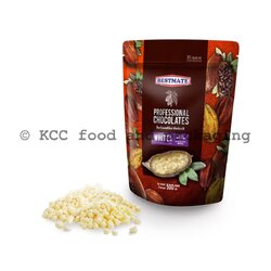 BESTMATE - ไวท์ ช็อกโกแลต คอมพาวด์ ชิพส์ (เม็ดใหญ่) (500กรัม)