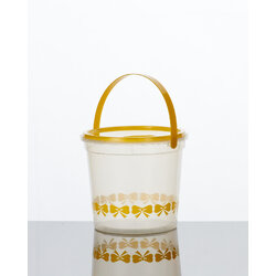 ถังโบว์กลาง ขนาด 1000ml + ฝาปิด + หู