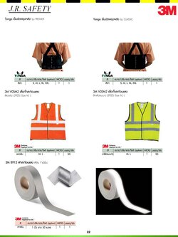 ผลิตภัณฑ์ งานจราจรและเสื้อสะท้อนแสง 3M