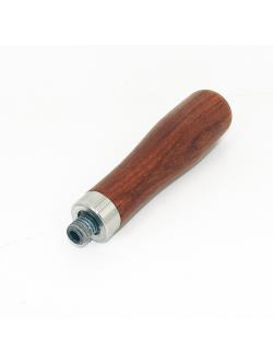 ด้ามจับไม้แท้ ต่อเข้ากับหัวชงกาแฟ ตัวน๊อตเส้นผ่าศูนย์กลาง 12 มม.