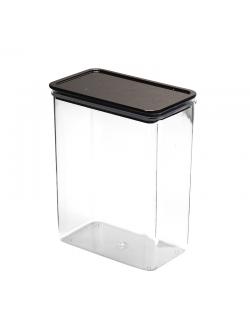 โถเก็บเมล็ดกาแฟสี่เหลี่ยม ฝาสูญญากาศ (ใหญ่)