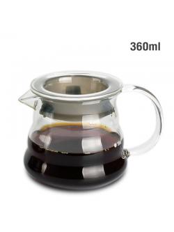 โถแก้วดริปกาแฟ 360 ml. สำหรับรองน้ำกาแฟหยด
