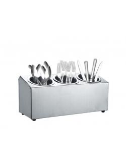 Stainless steel 3 case knife and fork box