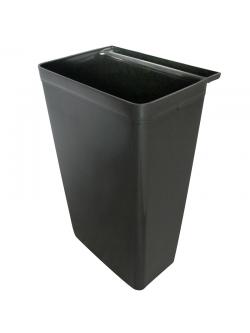 กระบะพลาสติกถังยาวสีดำ (สำหรับรถเข็นเก็บจาน) 1403-003