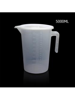 ถ้วยตวง เหยือกตวง พลาสติก 5000 CC มีฝาปิด