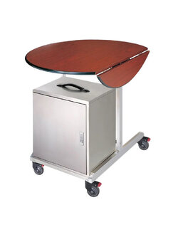 Room Service Table with Warming Cabinet – For Hotels, Resorts, and Hospitals