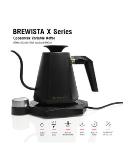 กาต้มน้ำ Brewista X-SERIES กาคอห่าน 800ML สีดำ