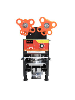 SEMI AUTOMATIC PP CUP SEALING MACHINE WITH CUP COUNTING SYSTEM
