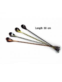 ช้อนบาร์ ยาว 30 cm. ปลายด้ามเป็นที่ผสม 1630-011