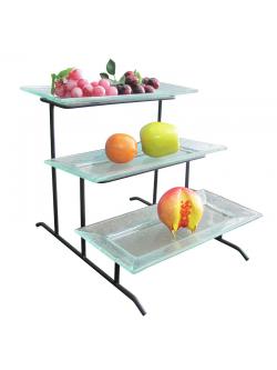 ชุดชั้นสีเหลี่ยมด้านขนาด 3 ชั้น 1619-004