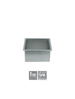 ช่องถังขยะ แบบฝังบนเคาน์เตอร์ (สแตนเลส) MBS-216 ทรงเหลี่ยม