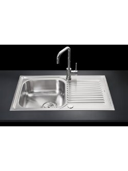 อ่างล้างจาน MEX รุ่น DLA81 (สเตนเลส สตีล)