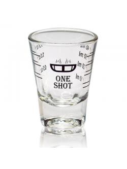แก้วดีลิซิโอ้ One shot สเกลสีดำ 1610-050