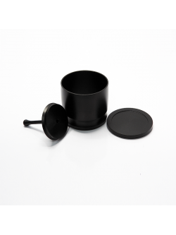 แก้วโดสครอบด้ามชง ตัวช่วยโดส Blind tumbler ทรงกระบอก อลูมิเนียม