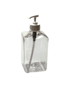 Syrup Plastic bottle with pump head 1610-533