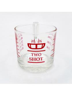 แก้วตวง 2 ชอตต์ มีหูจับ measuring cup 2 shot with handle Delisio 1610-331