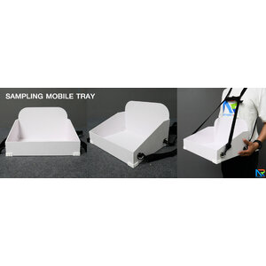 SAMPLING MOBILE TRAY ถาดวางสินค้าเคลื่อนที่