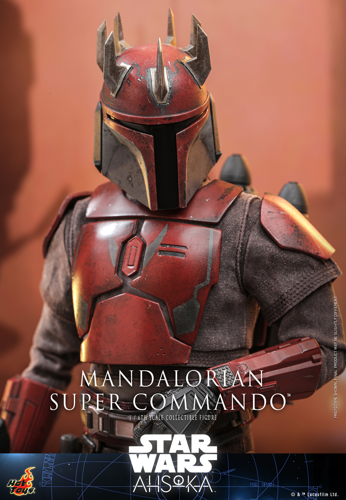 Hot Toys TMS127 1/6 Star Wars: Ahsoka™ - Mandalorian Super Commando™